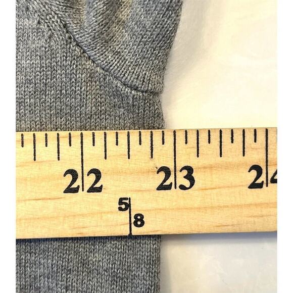 Polo Ralph Lauren Men's V-Neck Pullover Sweater Gray L Preppy Eclectic Grandpa - Picture 5 of 8